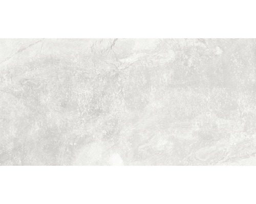 Gresie interior porțelanată rectificată Geo White 60x120 cm Model de gresie cu aspect de piatră