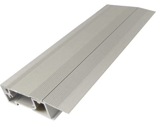 Profil de trecere prag cu clapetă din aluminiu 42 mm 100 cm argintiu PM-AL-CLICK-AG1M