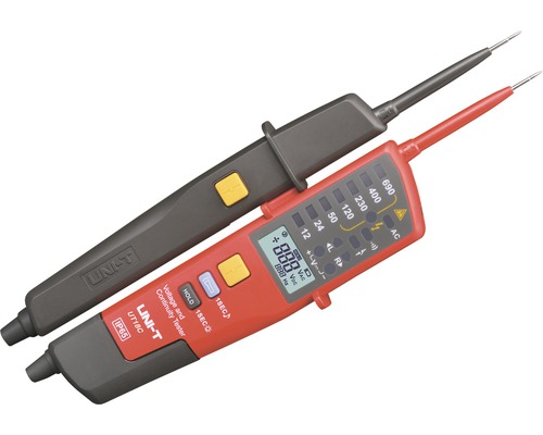 Tester tensiune curent electric UNI-T UT18C 6-690V AC/DC IP65, baterii incluse Tester de tensiune și continuitate UNIT-T