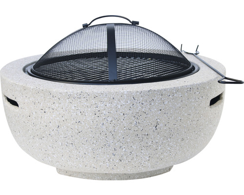 Focar cu apărătoare de scântei și vătrai