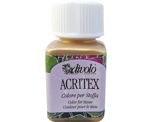 Culoare pentru textile Acritex divolo 45 auriu 50 ml-0