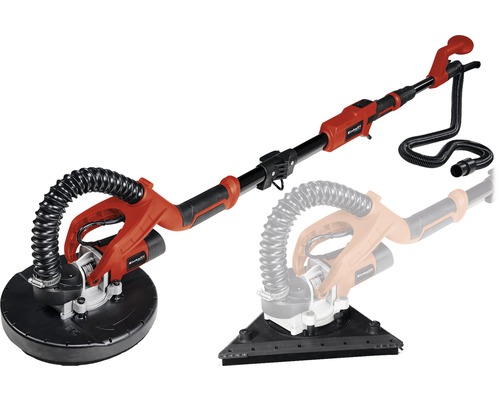 Șlefuitor pentru gips-carton Einhell cu cap de șlefuire rotund și triunghiular