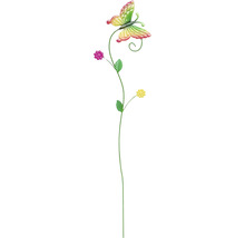 Tijă decorativă Lafiora fluture H 116,5 cm verde-thumb-1