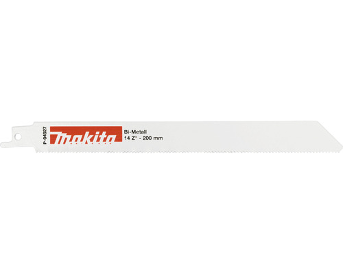 Pânze fierăstrău sabie Makita BiM 14Z 200mm, pentru metal, pachet 5 bucăți