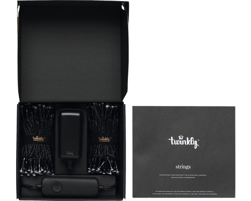 Ghirlandă luminoasă Twinkly Strings în cutie deschisă