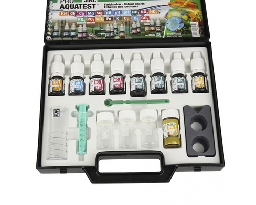 JBL Aquatest Pro pentru determinarea valorilor apei în acvariile cu apă dulce și apă sărată