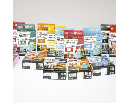 Diverse teste de apă JBL Aquatest pentru acvarii