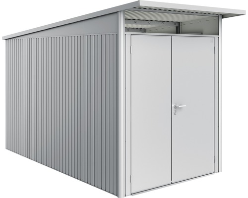 Magazie grădină Biohort AvantGarde A4 ușă dublă 180x380 cm argintiu metalizat Magazie metalică de grădină cu ușă dublă pentru depozitarea uneltelor de grădină
