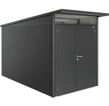 Cabină de grădină din metal cu ușă dublă