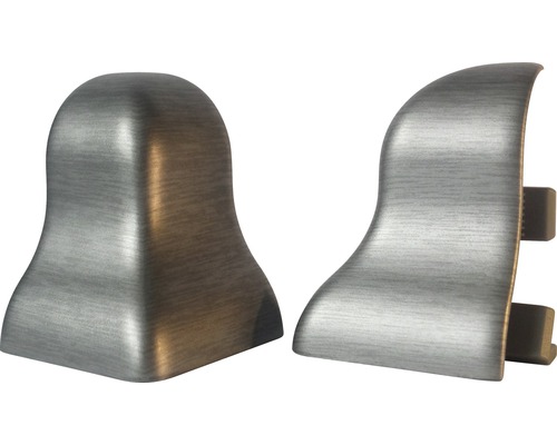 Două colțare pentru plintă din metal