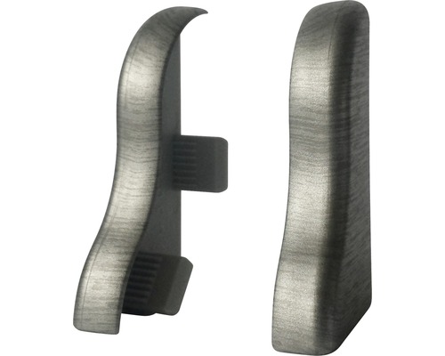 Două capace de plintă din plastic