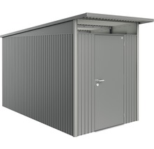 Magazie metalică pentru unelte cu ușă și acoperiș