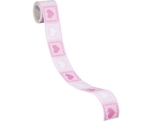 Rola de bandă de ambalare cu motive de inimă