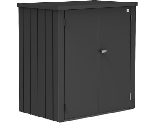 Dulap terasă Biohort Romeo L 132x87x140 cm gri închis metalizat