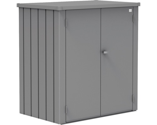 Dulap depozitare grădină pentru unelte Biohort Romeo L metal 132x87x140 cm gri cuarț metalizat Dulap de grădină din metal cu ușă dublă