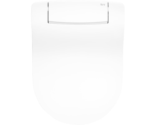 Capac WC Roca Multiclean Premium Round cu funcție de bideu și telecomandă 48,5x35,8 cm