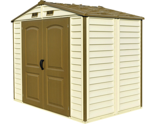 Cabină de grădină din plastic cu ușă dublă