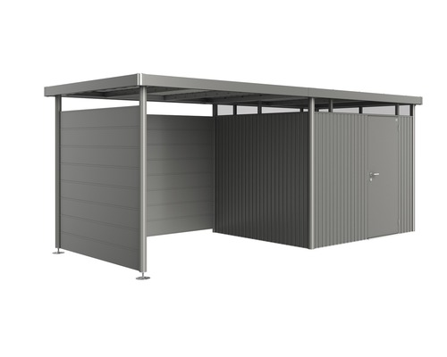 Garaj metalic pentru biciclete cu ușă