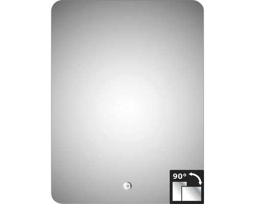 Oglindă baie cu LED DSK Silver Moon 60x80 cm IP 24