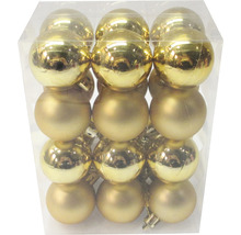 Pachet de globuri aurii de Crăciun