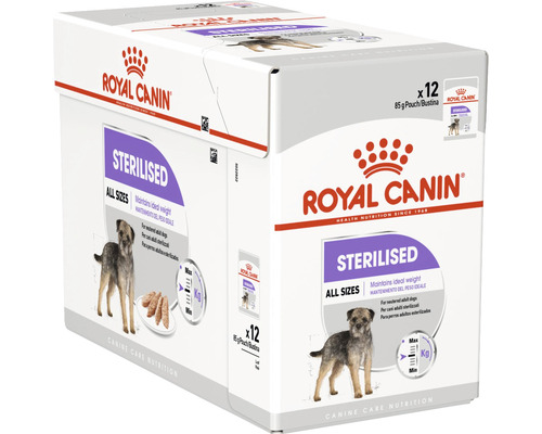 Royal Canin Sterilised hrană pentru câini, set de 12