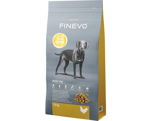 Hrană uscată pentru câini FINEVO Senior cu pui 15 kg-0
