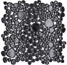 Mozaic piscină ceramic XKM 890N negru 27,5x27,5 cm