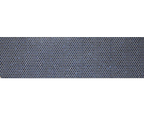 Placă de mozaic cu elemente rotunde, albastre