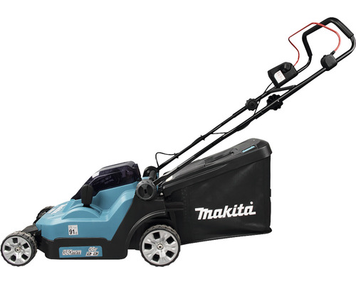 Mașină de tuns iarba cu acumulator Makita cu coș colector