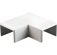 Colțare în plan canal cablu Dietzel 25x16 mm, culoare albă, 2 bucăți