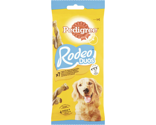 Snack pentru câini Pedigree Rodeo Duos cu bacon și pui 123 g-0