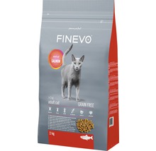 Hrană uscată pentru pisici FINEVO Adult cu somon 2 kg-thumb-0