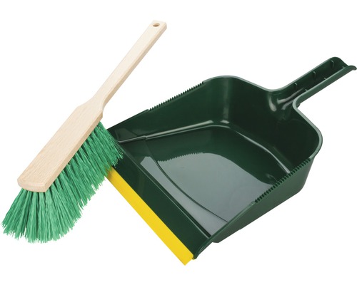 Set mătură cu perie de mână și faras