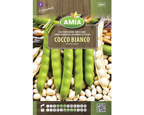 Semințe legume Amia fasole Coco Bianco
