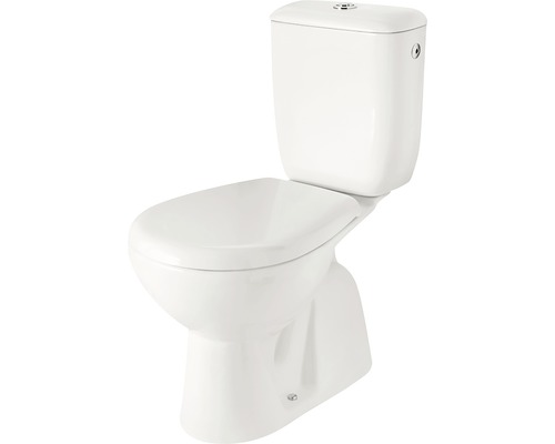 Set WC compact Cersanit Solari, incl. rezervor & capac WC, evacuare verticală