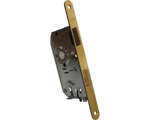 Broască îngropată ușă interior Abus ES 55/72 mm, stânga, cu 1 cheie BB, auriu Încuietoare îngropată ABUS pentru uși de interior