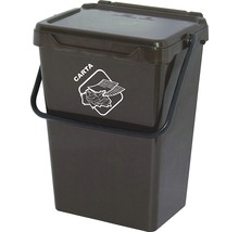 Găleată de gunoi ArtPlast BioSystem 35L, maro, pentru colectarea selectivă a deșeurilor-thumb-0