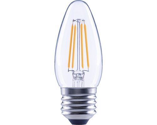 Bec LED variabil Flair E27 2,2W 250 lumeni, glob clar lumânare, lumină caldă Bec LED în formă de lumânare cu filet E14