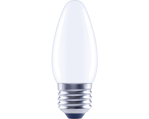 Bec LED variabil Flair E27 4W 470 lumeni, glob mat lumânare, lumină caldă