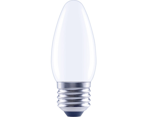 Bec LED variabil Flair E27 4W 470 lumeni, glob mat lumânare, lumină caldă Lampa tip lumânare cu soclu E27
