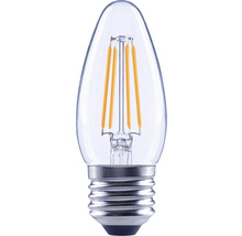 Bec LED variabil Flair E27 4W 470 lumeni, glob clar lumânare, lumină caldă