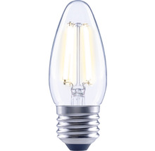 Bec LED variabil Flair E27 5,5W 806 lumeni, glob clar lumânare, lumină caldă