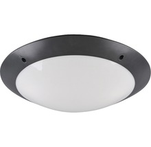 Lampa de tavan gri cu formă rotundă