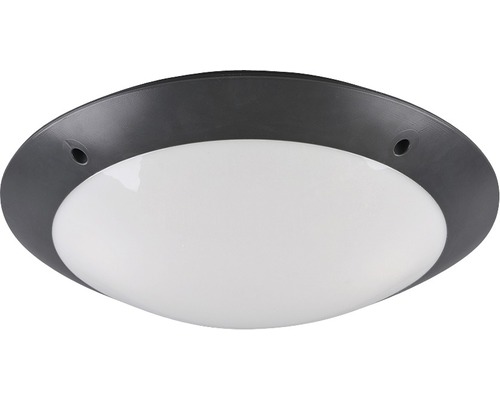 Lampa de tavan gri cu formă rotundă