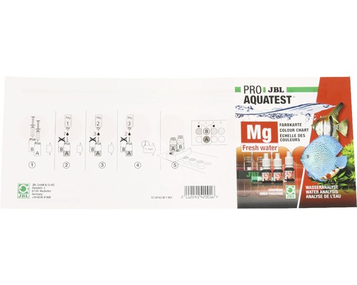Instrucțiuni test de apă JBL Pro Aqua Test Magneziu