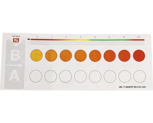 JBL ProAquaTest magneziu apă dulce card de comparație