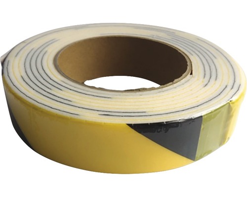 Rola bandă de marcare cu dungi galben-negre