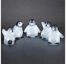 Ghirlandă luminoasă cu figurine pinguin pentru decorațiuni de Crăciun