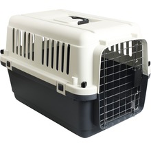 Cușcă transport câini și pisici Karlie Nommand M 67x51x47 cm gri-alb-thumb-0