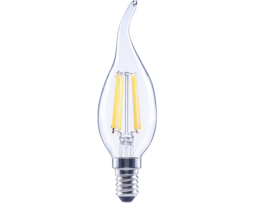 Bec LED variabil Flair E14 5,5W 806 lumeni, glob clar lumânare decorativă, lumină caldă